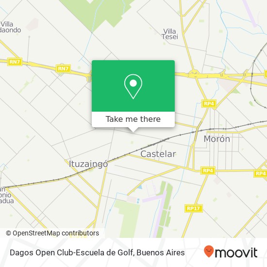 Dagos Open Club-Escuela de Golf map