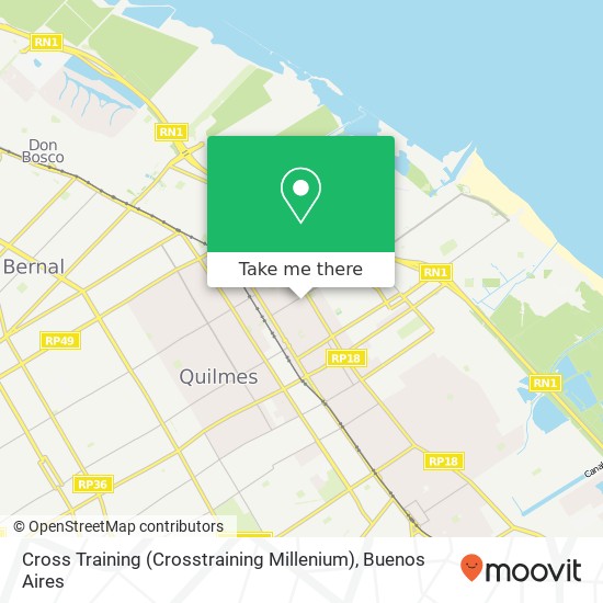 Mapa de Cross Training (Crosstraining Millenium)