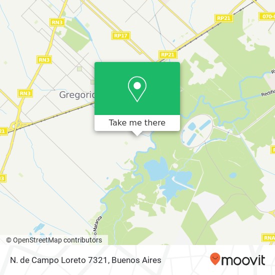 Mapa de N. de Campo Loreto 7321