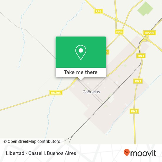 Libertad - Castelli map