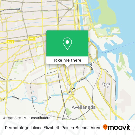 Dermatólogo-Liliana Elizabeth Painen map