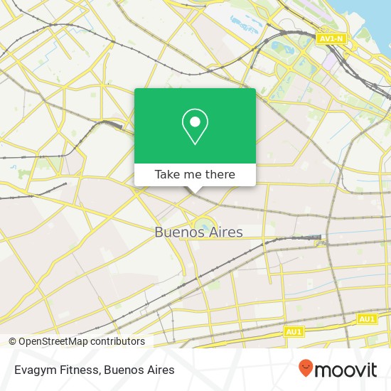 Evagym Fitness map