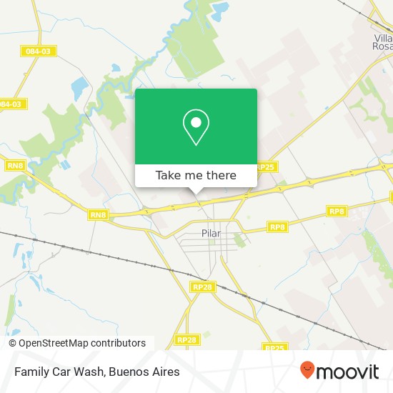 Family Car Wash map