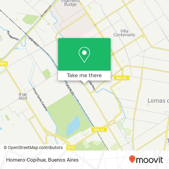 Homero-Copihue map
