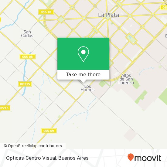 Opticas-Centro Visual map