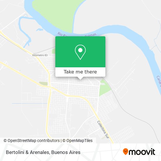 Mapa de Bertolini & Arenales