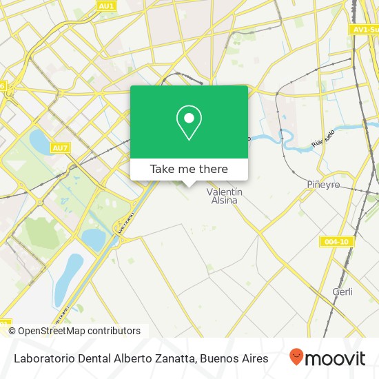 Laboratorio Dental Alberto Zanatta map