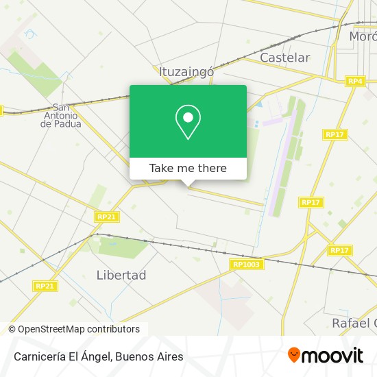 Carnicería El Ángel map