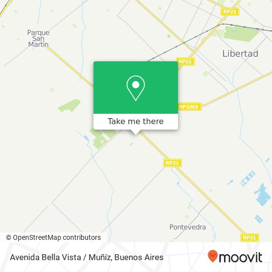 Avenida Bella Vista / Muñíz map