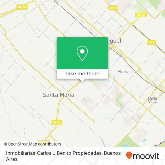 Inmobiliarias-Carlos J Benito Propiedades map