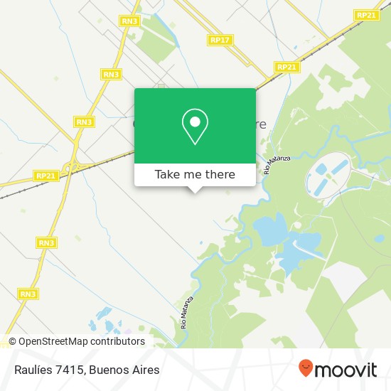 Raulíes 7415 map