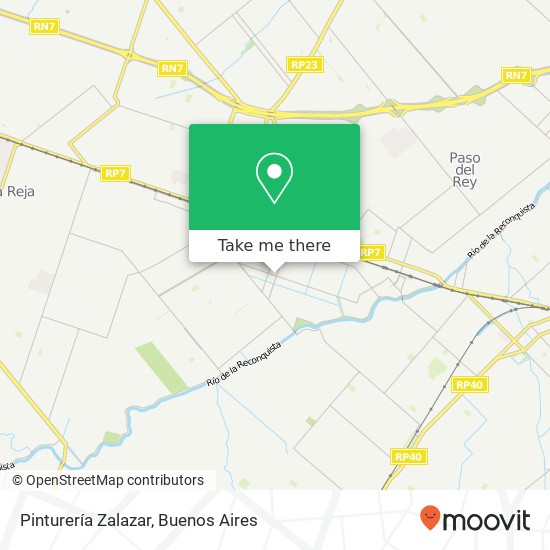 Pinturería Zalazar map