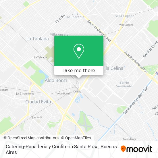 Catering-Panaderia y Confiteria Santa Rosa map