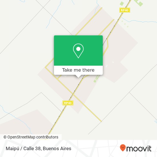 Mapa de Maipú / Calle 38