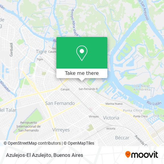 Azulejos-El Azulejito map