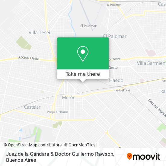 Juez de la Gándara & Doctor Guillermo Rawson map