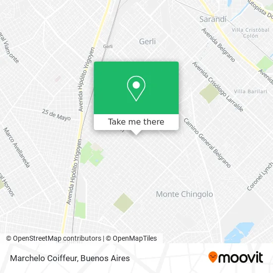 Mapa de Marchelo Coiffeur