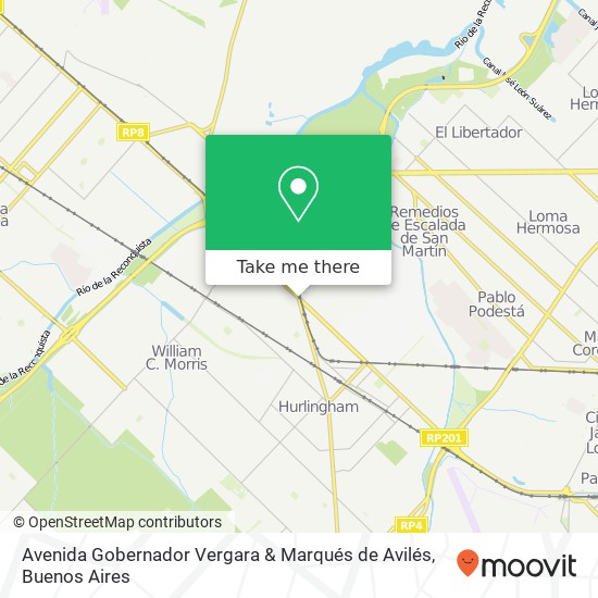 Mapa de Avenida Gobernador Vergara & Marqués de Avilés