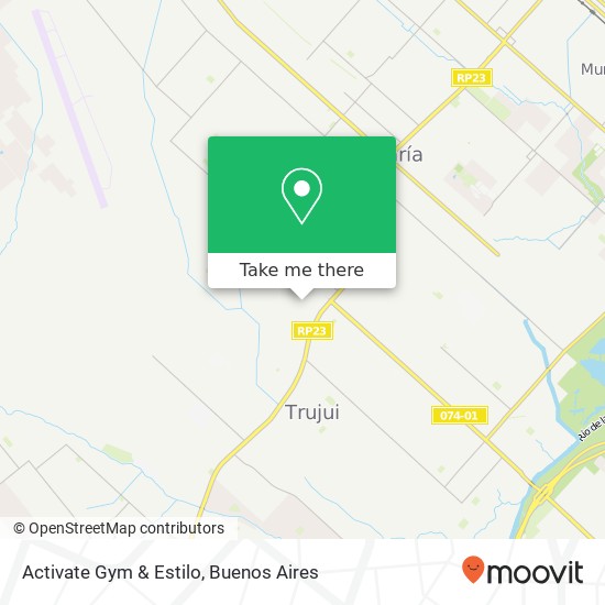 Activate Gym & Estilo map
