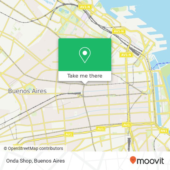 Onda Shop map