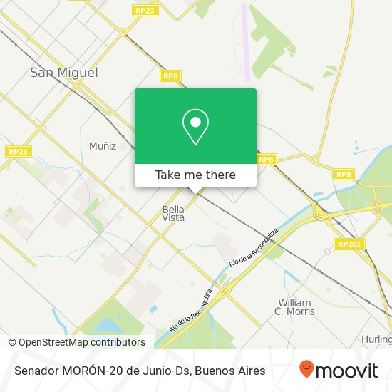Senador MORÓN-20 de Junio-Ds map