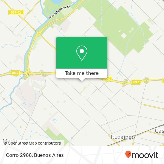 Corro 2988 map