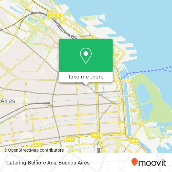 Catering-Belfiore Ana map