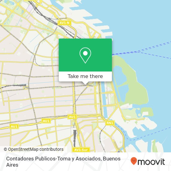 Contadores Publicos-Toma y Asociados map