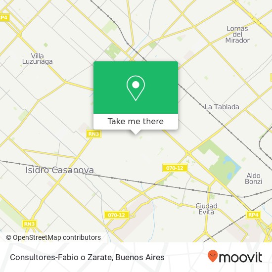 Consultores-Fabio o Zarate map
