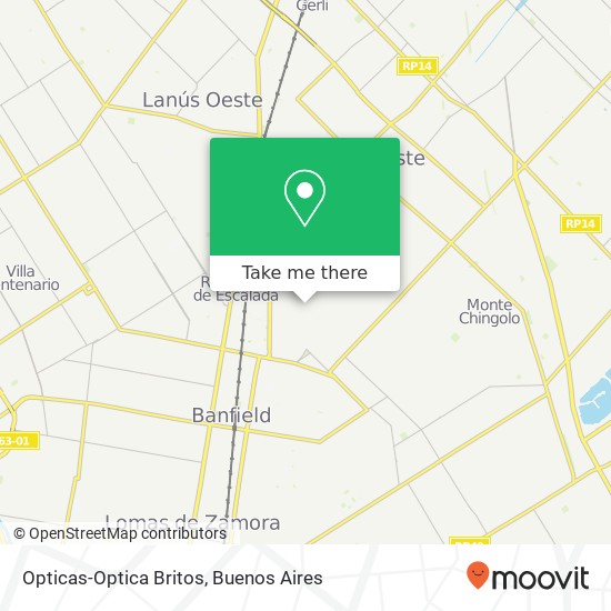 Opticas-Optica Britos map