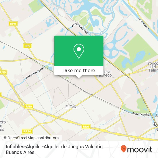 Inflables-Alquiler-Alquiler de Juegos Valentin map