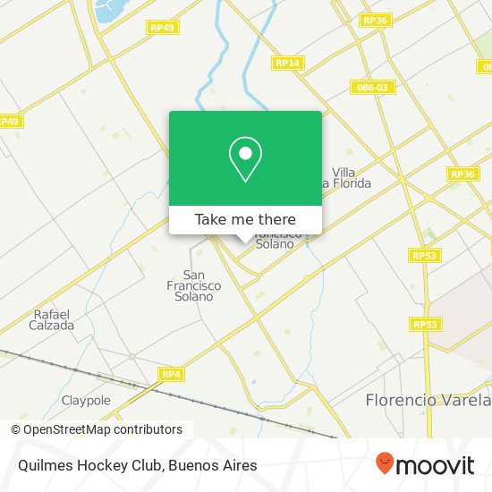 Mapa de Quilmes Hockey Club