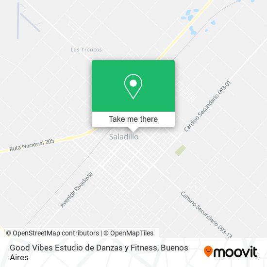 Good Vibes Estudio de Danzas y Fitness map