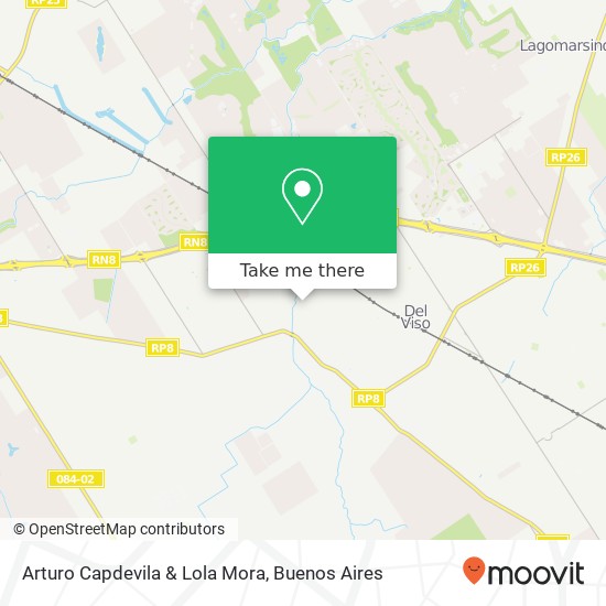 Arturo Capdevila & Lola Mora map