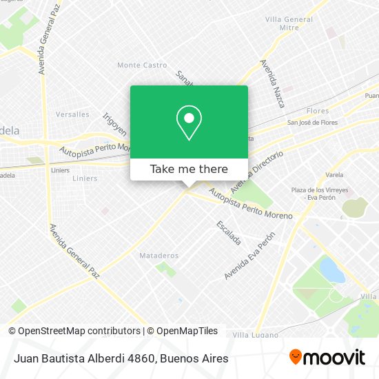Mapa de Juan Bautista Alberdi 4860