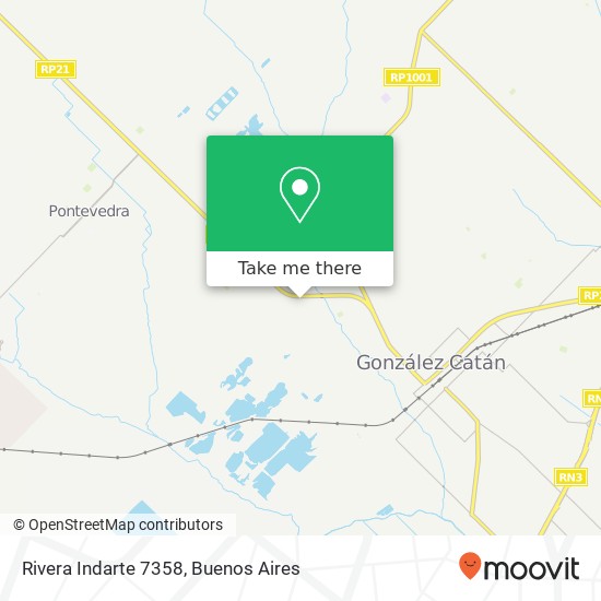 Rivera Indarte 7358 map