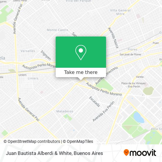 Mapa de Juan Bautista Alberdi & White