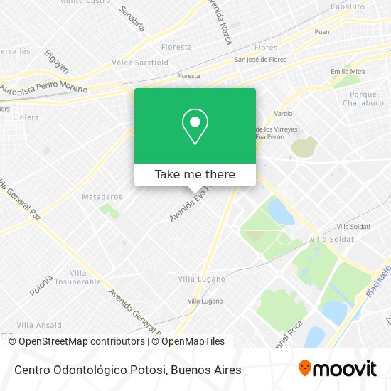 Centro Odontológico Potosi map