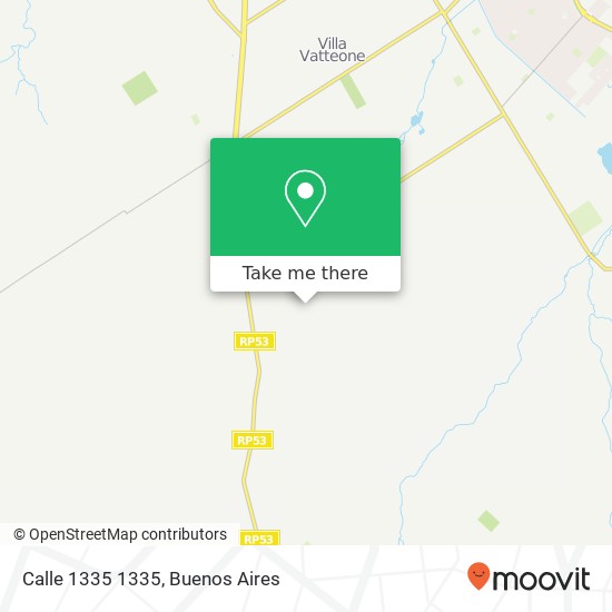 Calle 1335 1335 map