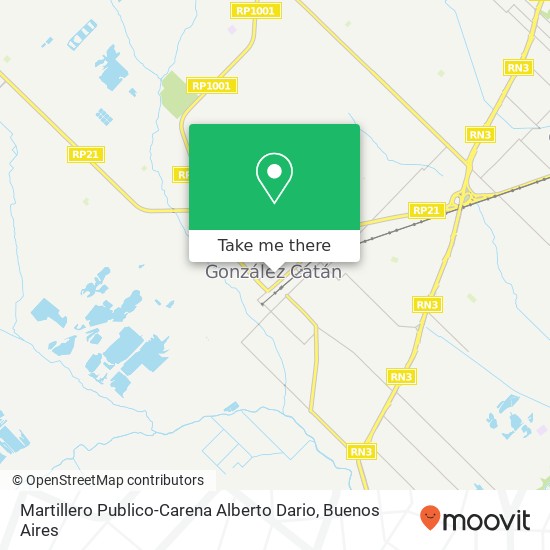 Martillero Publico-Carena Alberto Dario map