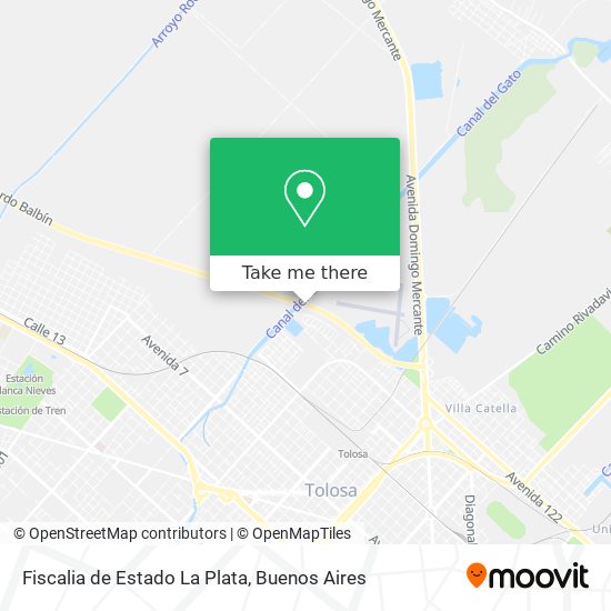 Mapa de Fiscalia de Estado La Plata