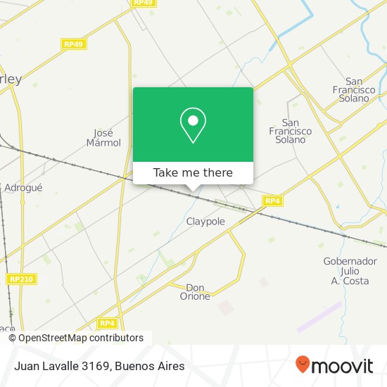 Juan Lavalle 3169 map