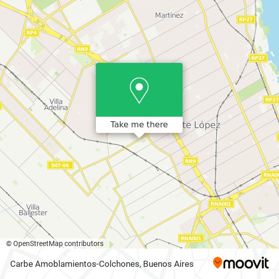 Carbe Amoblamientos-Colchones map