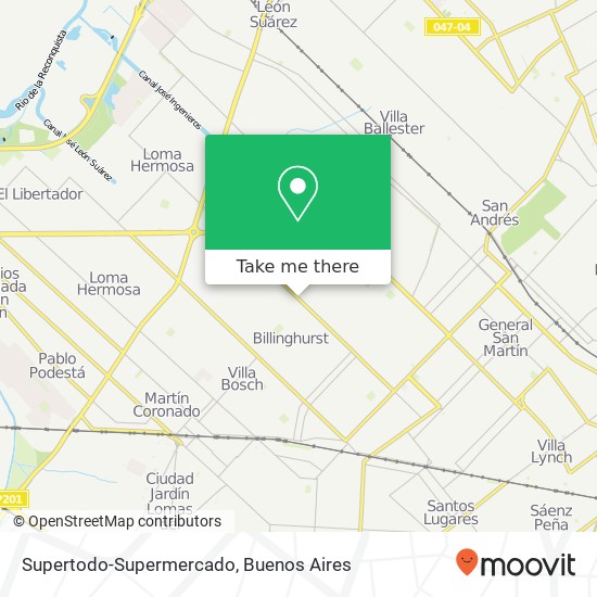 Mapa de Supertodo-Supermercado