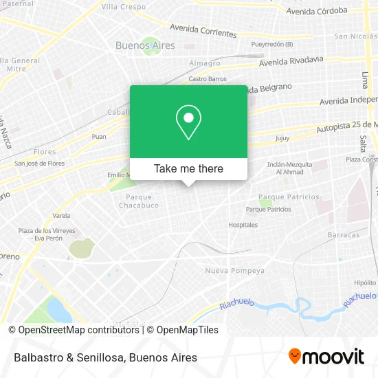 Mapa de Balbastro & Senillosa