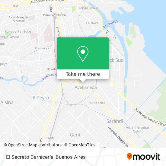 El Secreto Carnicería map