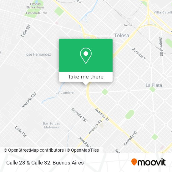 Calle 28 & Calle 32 map