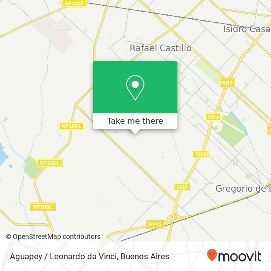 Aguapey / Leonardo da Vinci map