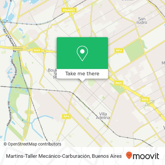 Martins-Taller Mecánico-Carburación map