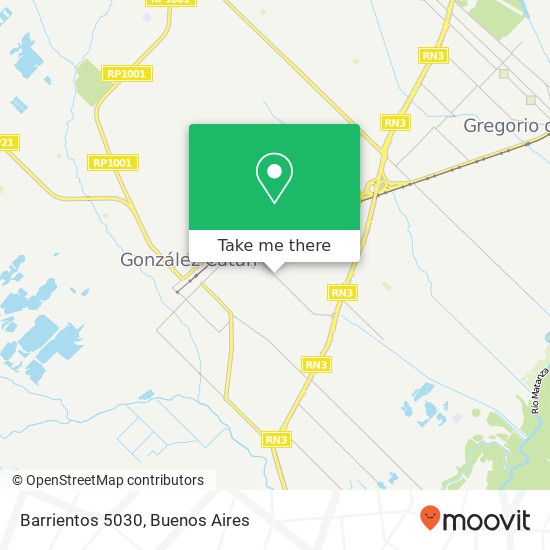 Barrientos 5030 map
